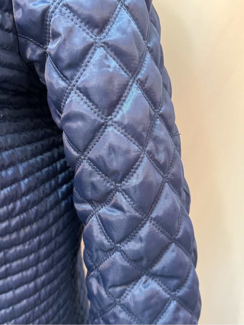 Marc New York Andrew Marc Diamond Quilted Navy Full Zip Up Jacket - Picture 4 of 13